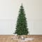 6ft. Pre-Lit Wilson Pine Slim Artificial Christmas Tree, Multicolor Lights
